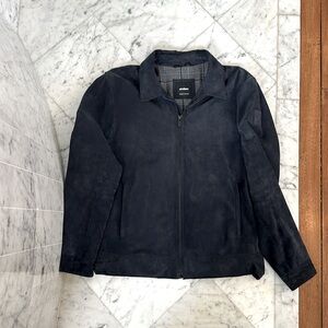 Strellson Men’s Navy Blue Suede Jacket